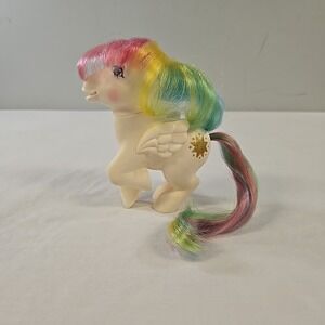 Vintage My Little Pony Starshine Rainbow Ponies White Pegasus 1983 MLP G1